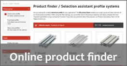 Product finder profile systems
